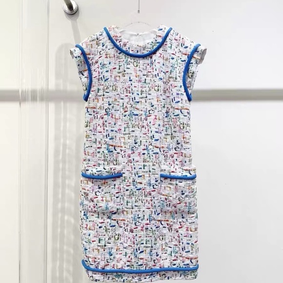 CHANEL Dresses & Skirts - Authentic CHANEL Multicolor Nightgown with Blue Accents